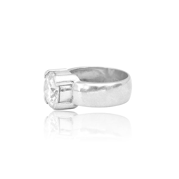 Karla Silver Moissante Ring