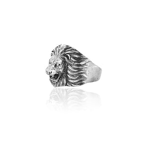 Lion Shape Silver Ring