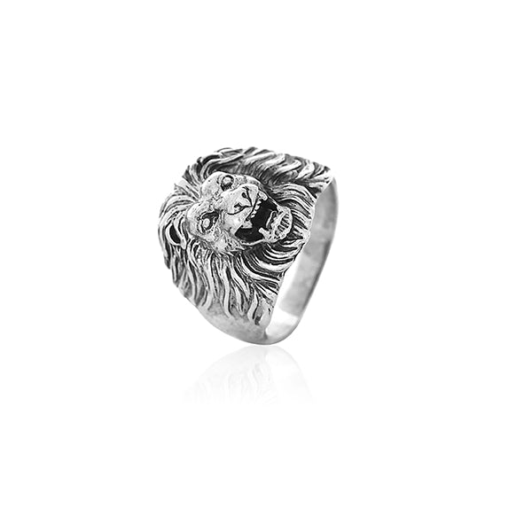 Lion Shape Silver Ring