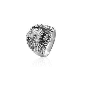 Lion Shape Silver Ring