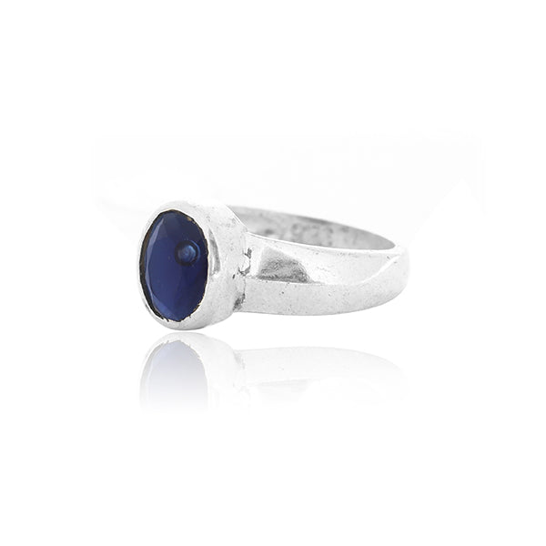 Rosalina Blue Silver Ring