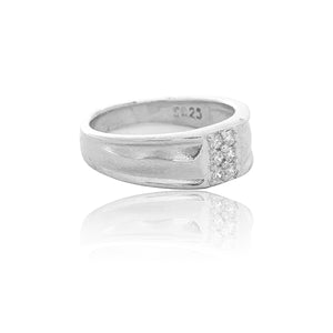 River Silver Ring