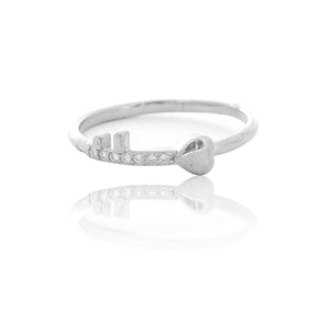 Kanika Love Silver Ring