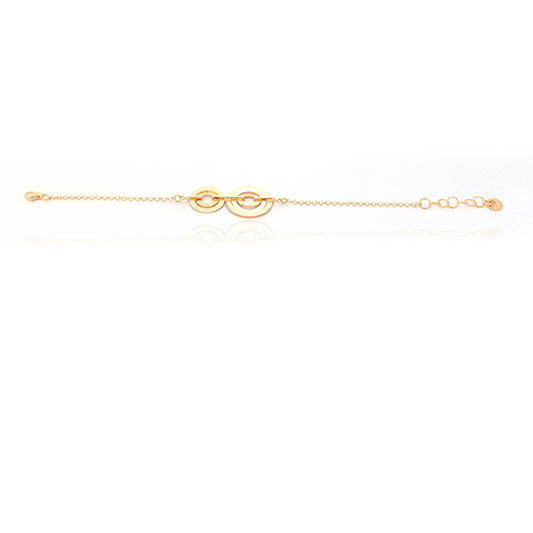 Rosa Gold Silver Bracelet