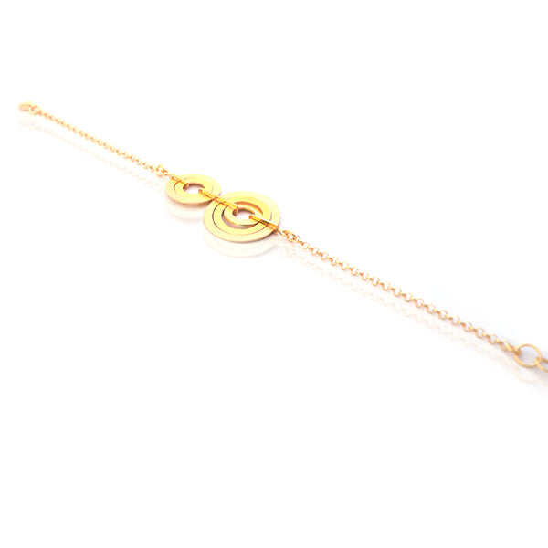 Rosa Gold Silver Bracelet