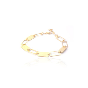 Jenna Gold Silver Bracelet