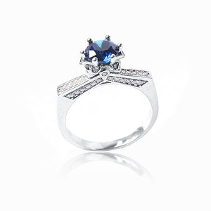 Diana Blue Stone Silver 925 Ring