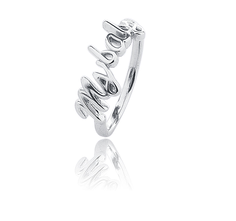 Mybaby Word Silver 925 Ring