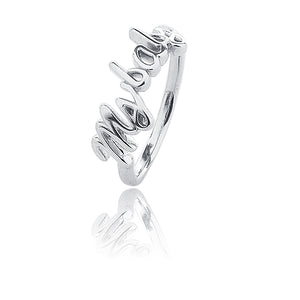 Mybaby Word Silver 925 Ring