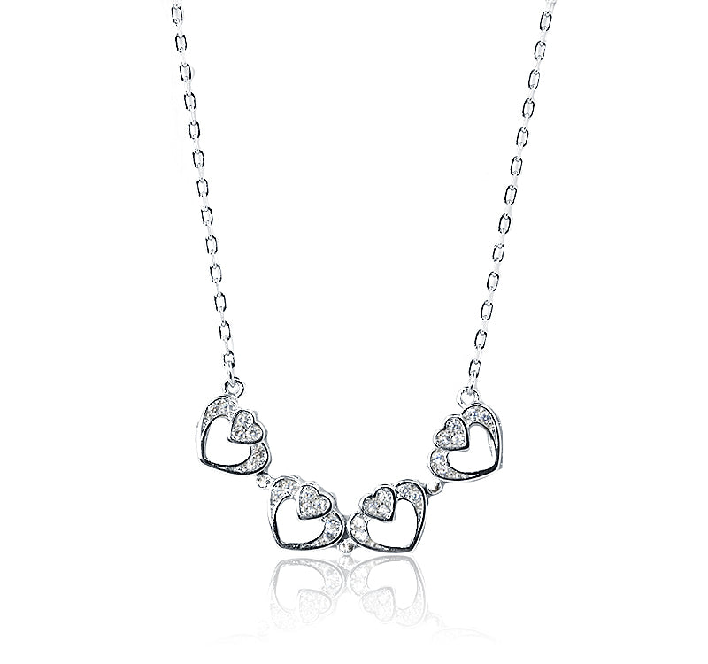 Juliet Silver 925 Magnetic Heart Chain