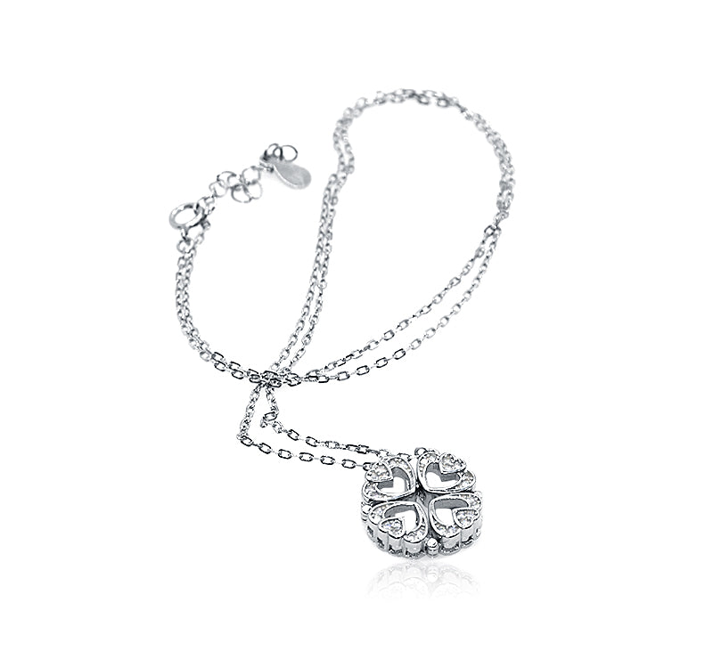 Juliet Silver 925 Magnetic Heart Chain