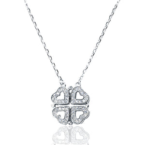 Brittany Silver 925 Magnetic Heart Chain