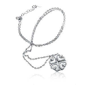 Claudia Silver 925 Magnetic Heart Chain