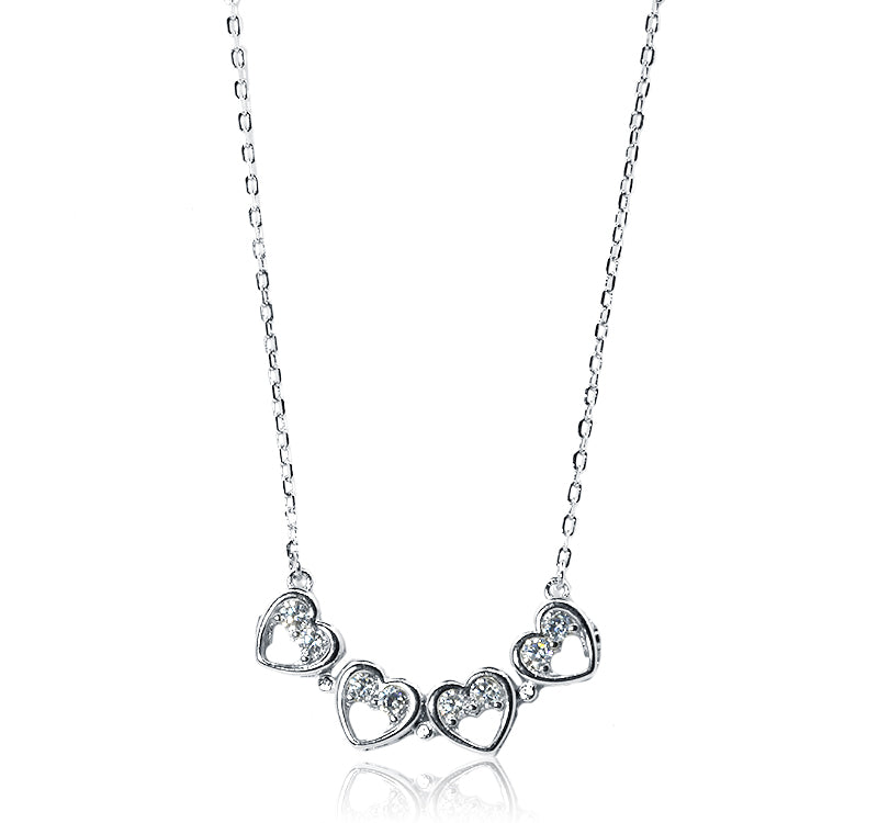 Georgia Silver 925 Magnetic Heart Chain