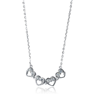 Georgia Silver 925 Magnetic Heart Chain