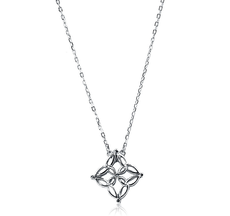 Grace Silver 925 Magnetic Geometric Chain