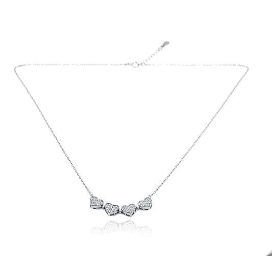 Harmony Silver 925 Magnetic Heart Chain