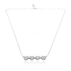 Harmony Silver 925 Magnetic Heart Chain