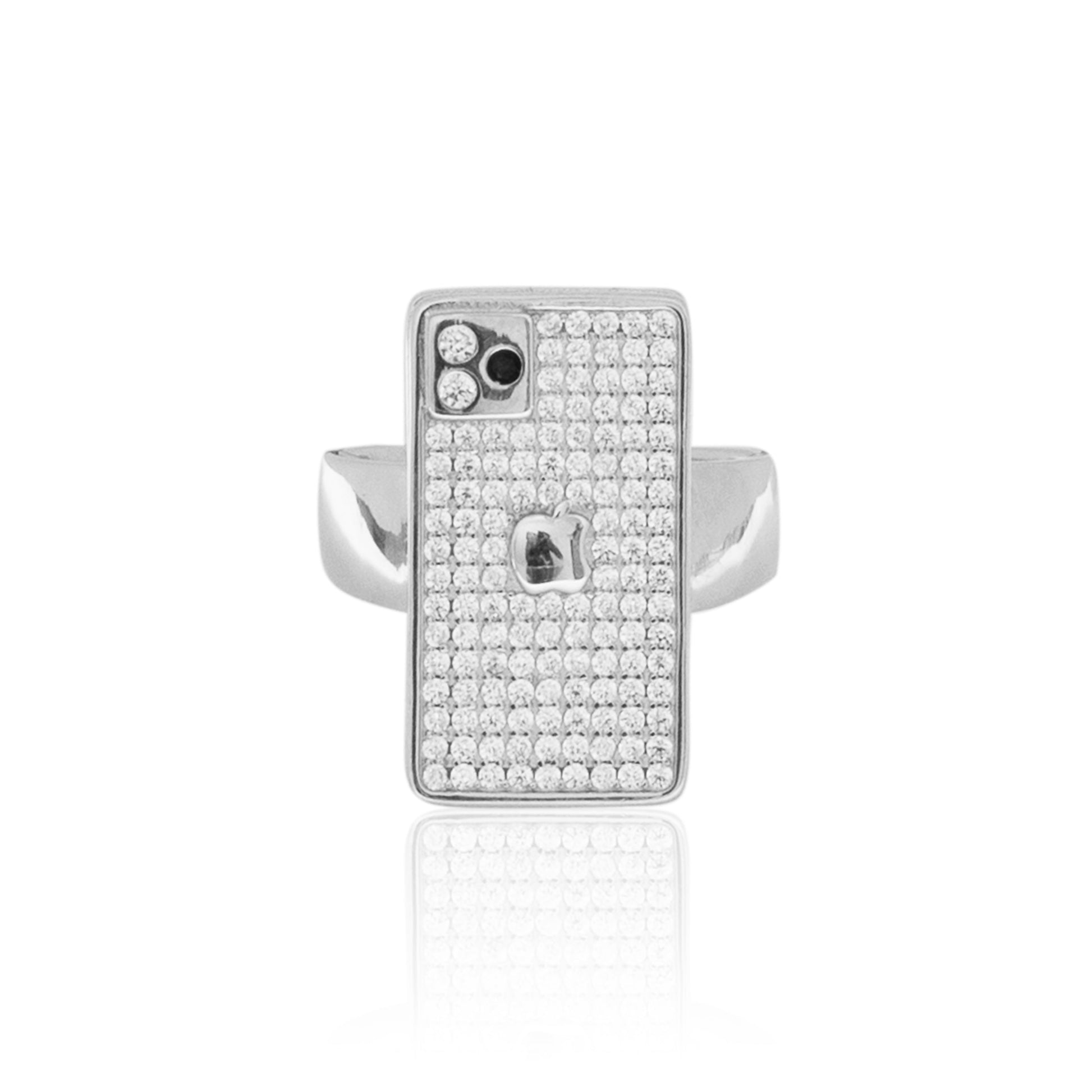 Virtue Phone Silver 925 Ring