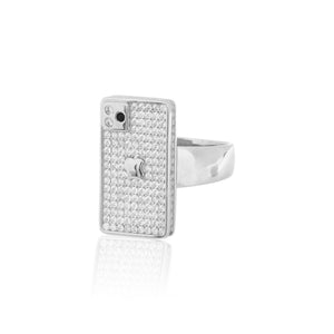 Virtue Phone Silver 925 Ring