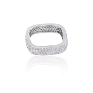 Lavender Square Silver 925 Ring