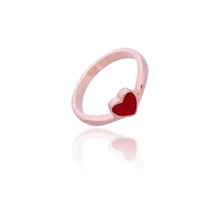 Adorable Heart Silver 925 Ring