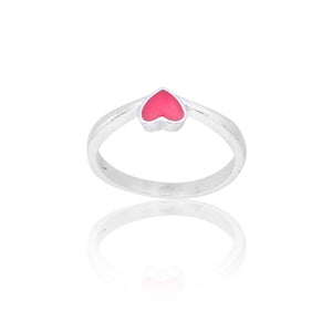 Simplistic Heart Silver 925 Ring