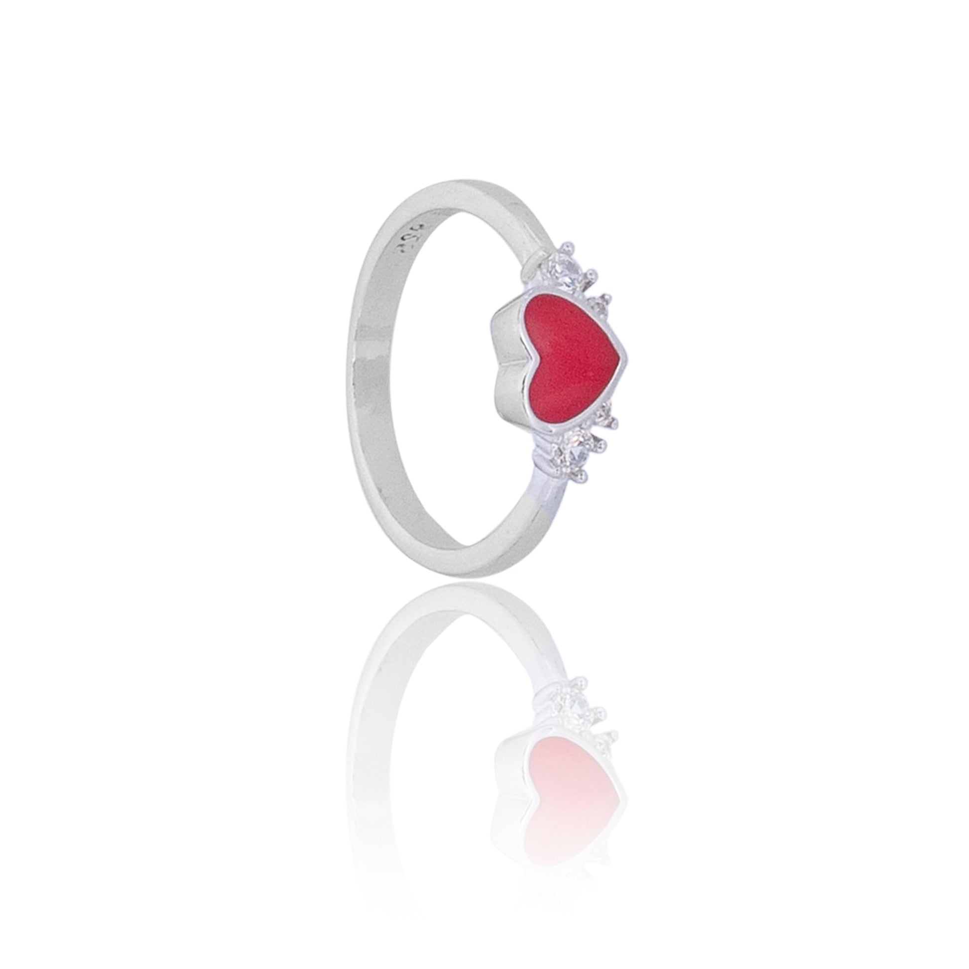 Dainty Heart Silver 925 Ring