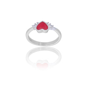 Dainty Heart Silver 925 Ring