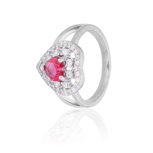 Pink Embassy Silver Ring 925