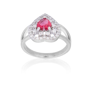 Pink Embassy Silver Ring 925