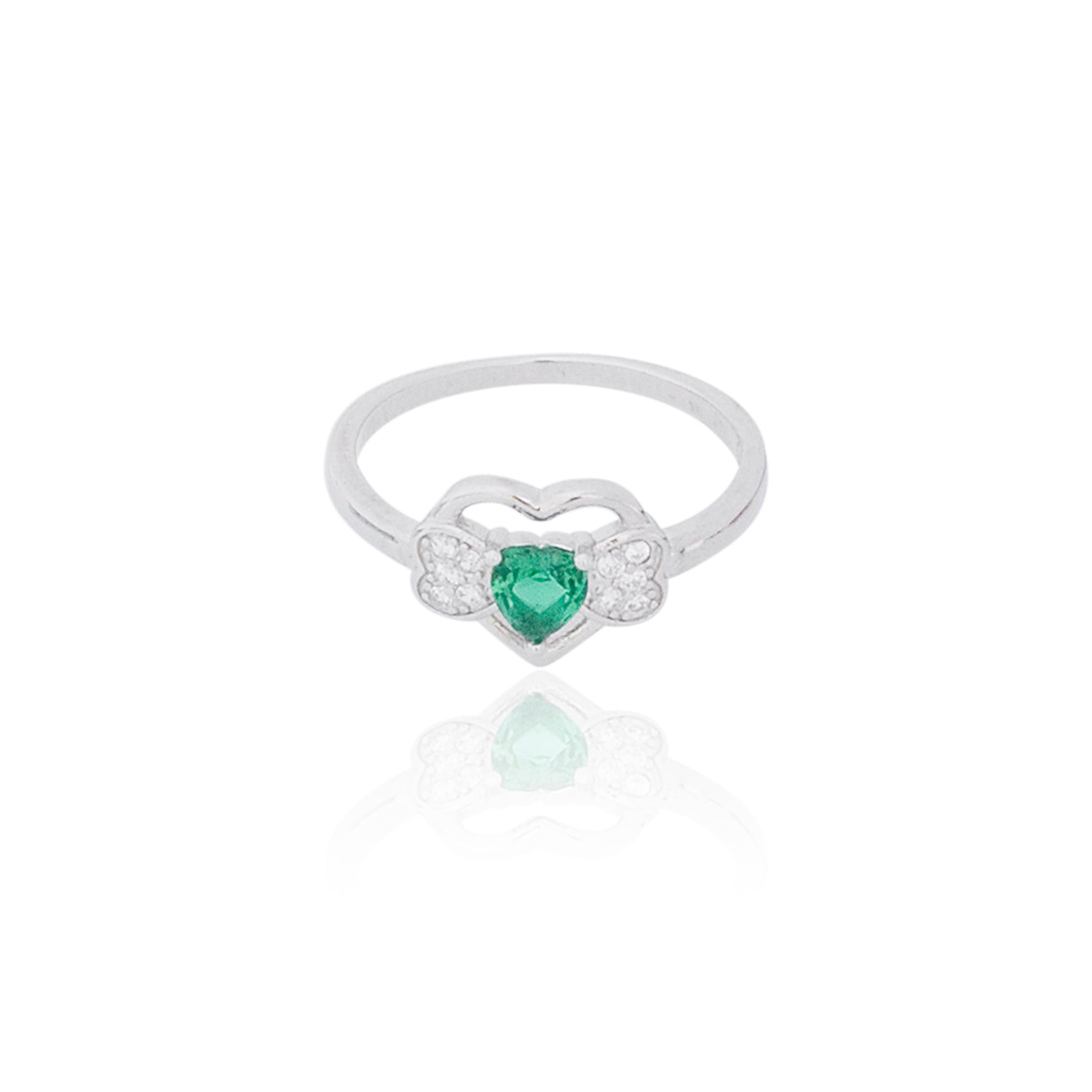 Believer Green Silver Ring 925