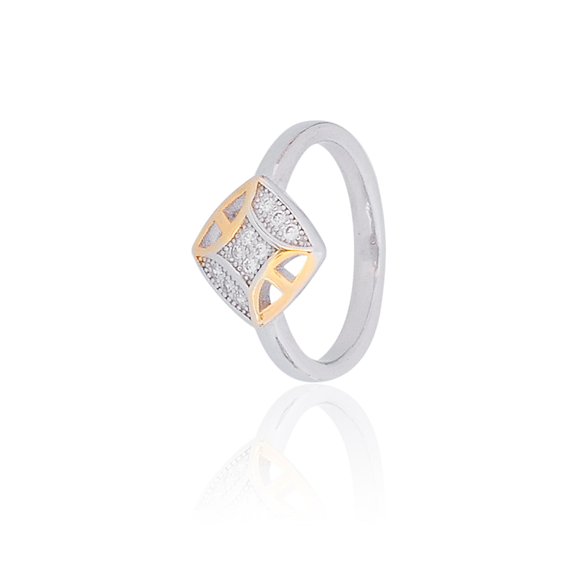 Kunuj Gold Plated Silver Ring 925