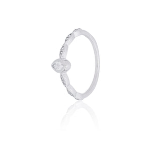 Romantic 925 Sterling Silver Finger Ring Forever Love Ring