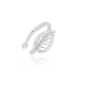 The Leaf Silver Ring 925