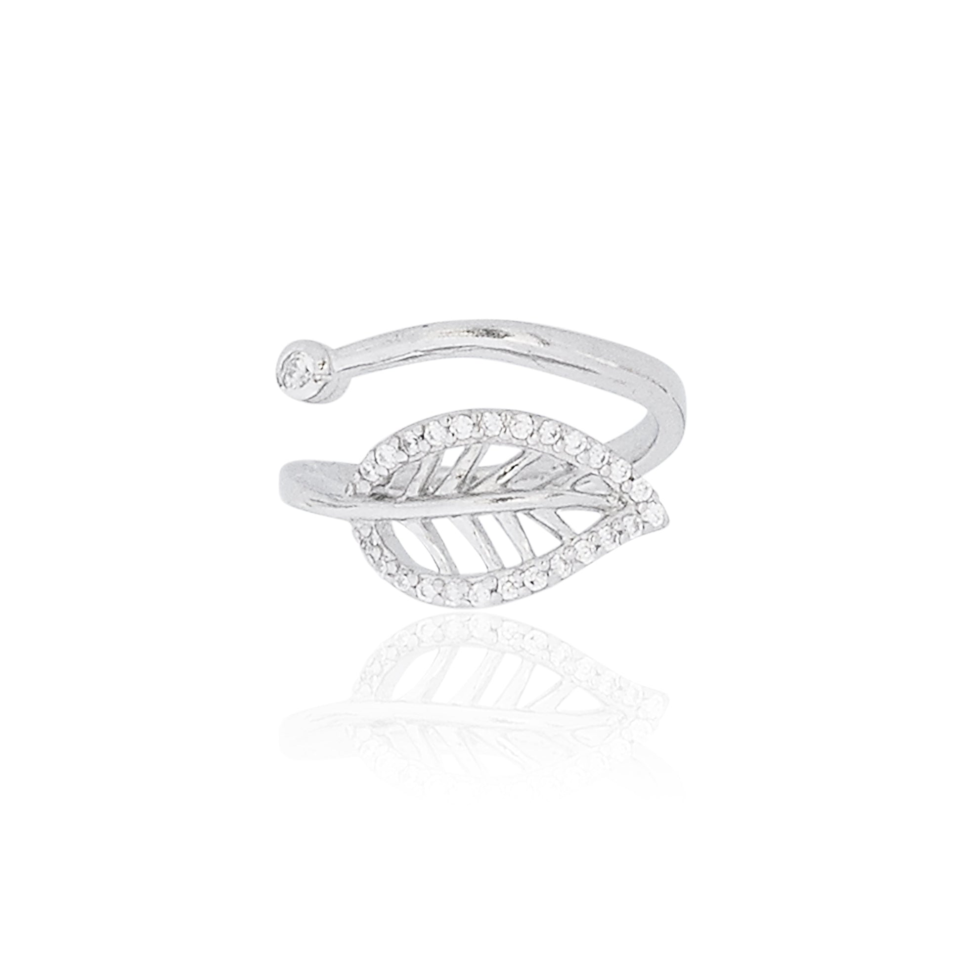 The Leaf Silver Ring 925