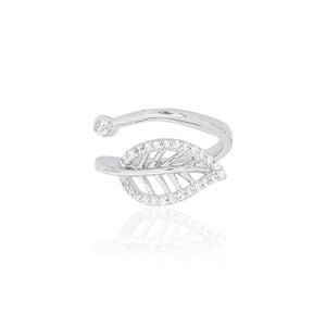 The Leaf Silver Ring 925