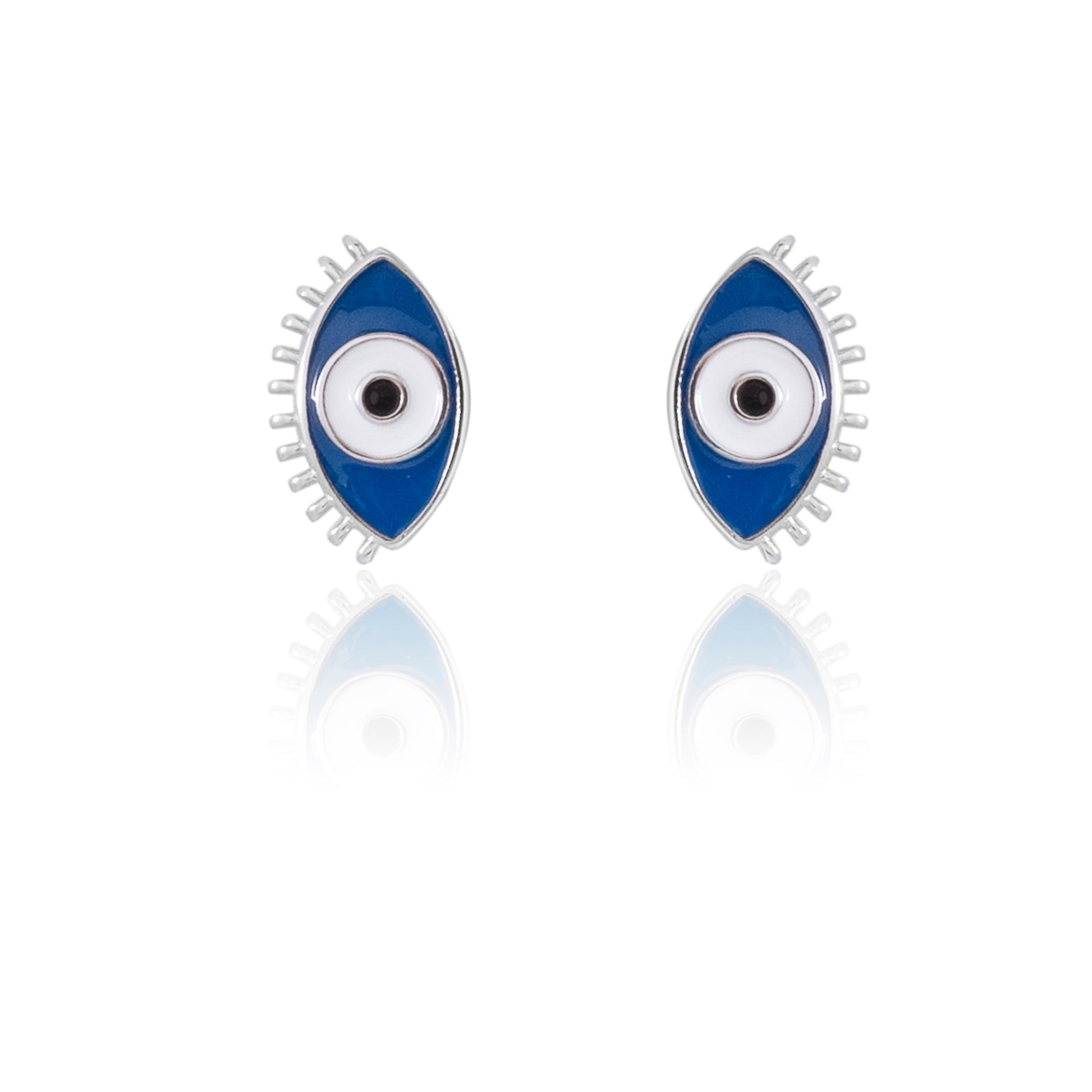 Evil eye earrings