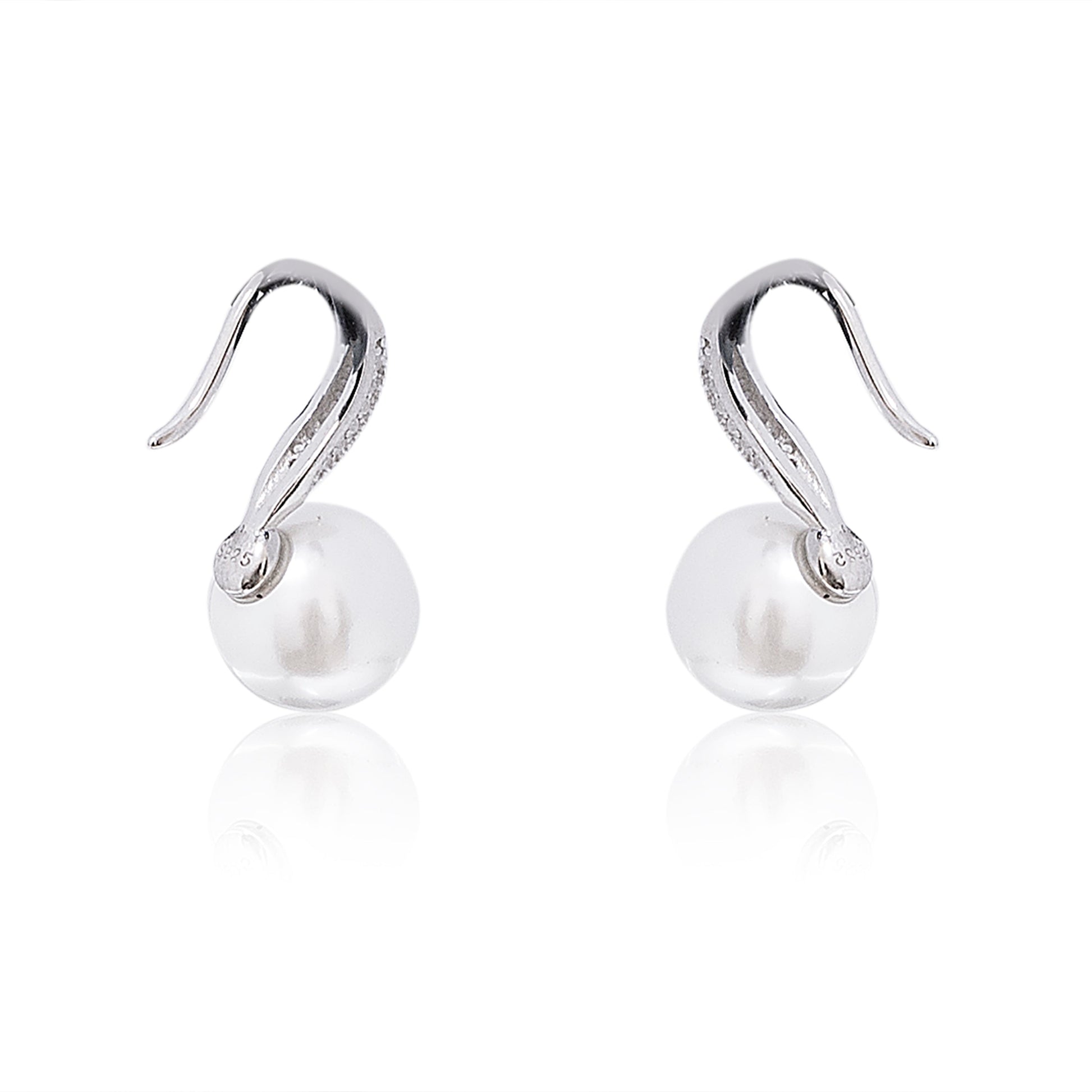 Irene Pearl Silver 925 Earrings