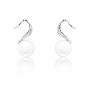 Irene Pearl Silver 925 Earrings