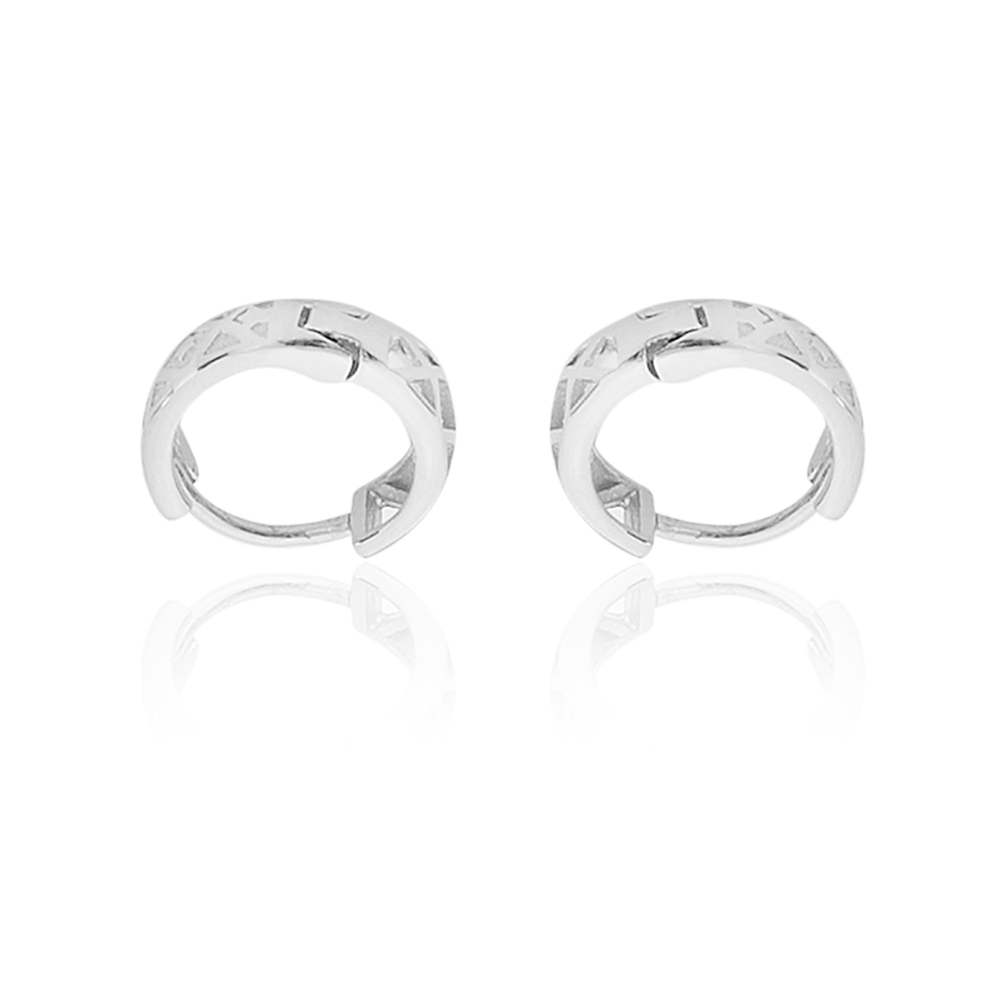 925 Sterling Silver Huggie Small Hoop Earring