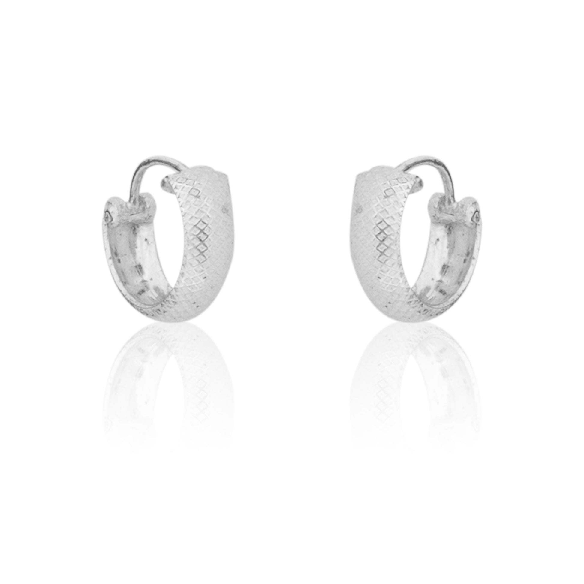 925 Silver Elegant Knot Hoop Earring