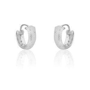 925 Silver Elegant Knot Hoop Earring