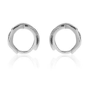 Salman Khan Bali Silver Round Hoop Earring for Men and Boys