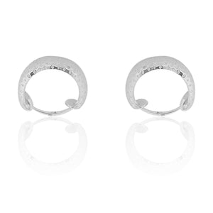 Plain Platinum Earring Bali