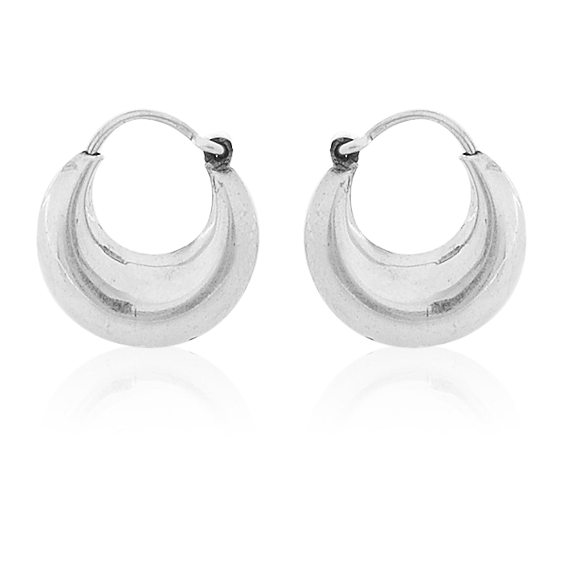 925 Silver Trendy Kaju Bali Earring for Men