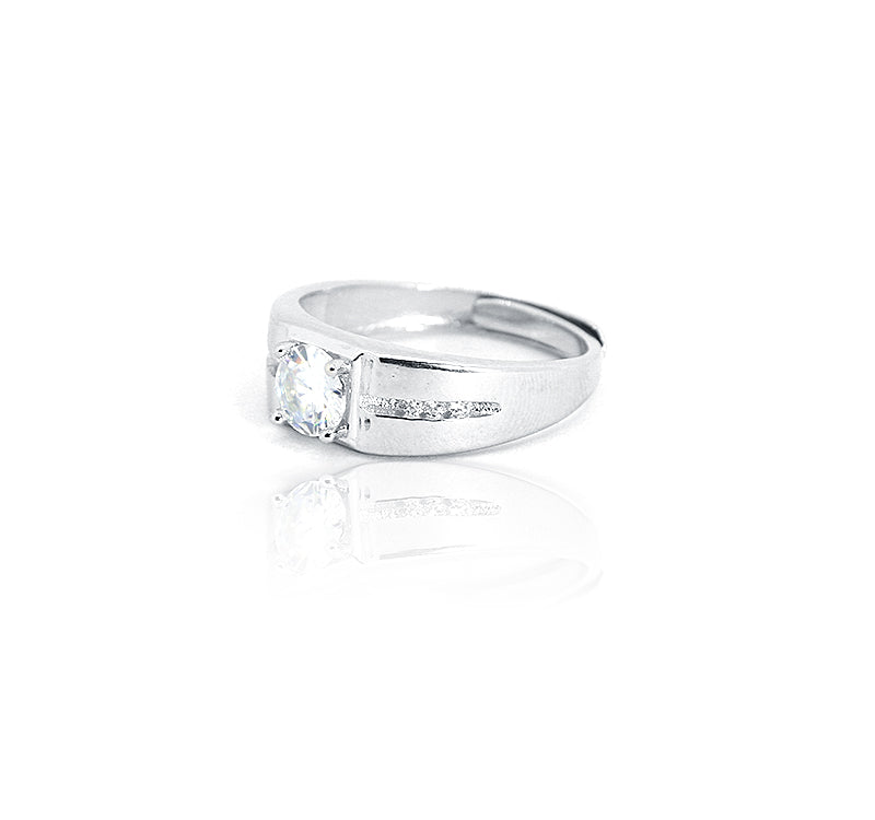 Ridge Silver 925 Ring