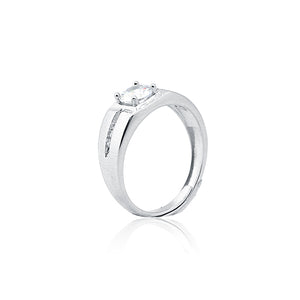 Ridge Silver 925 Ring