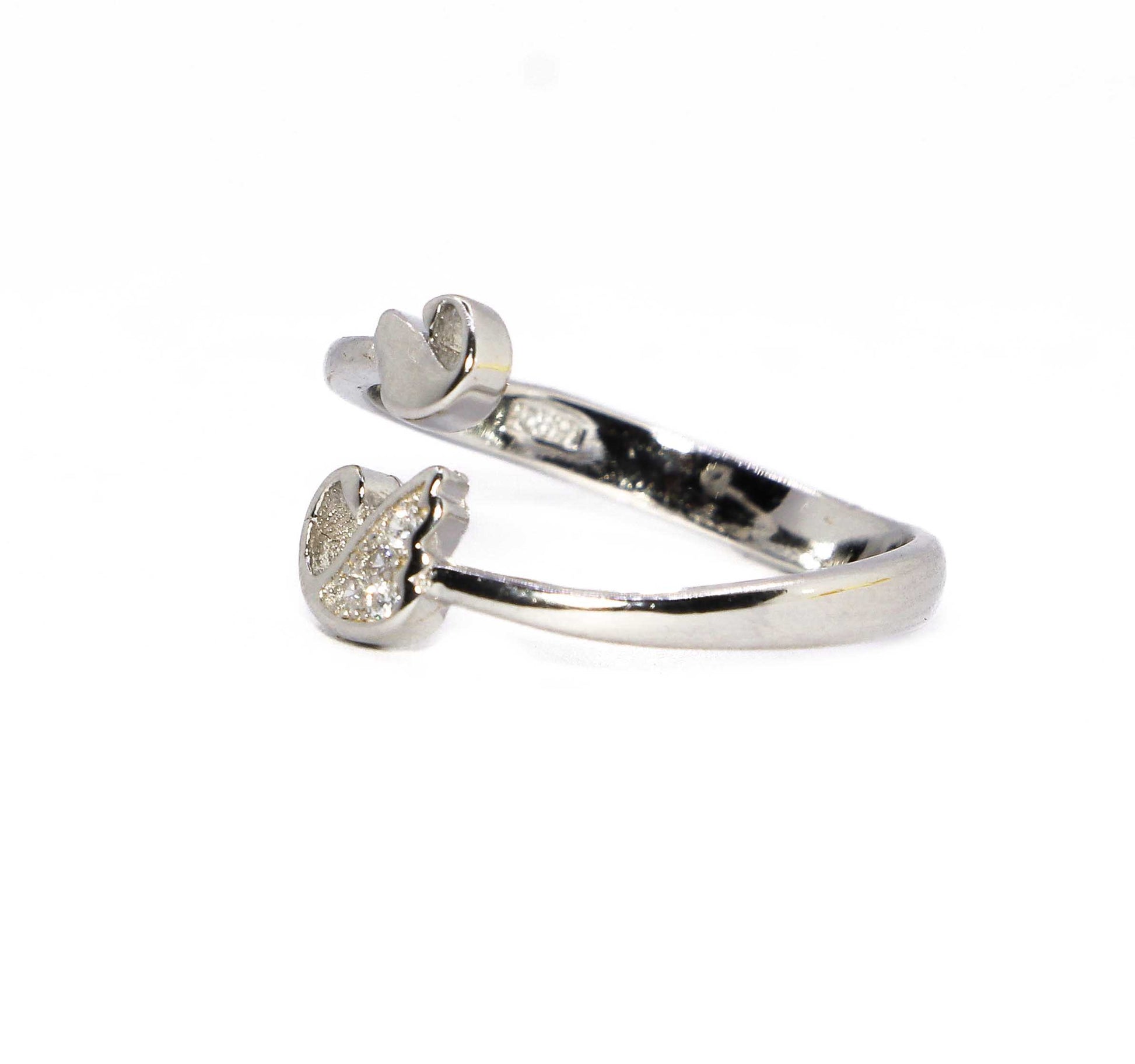 Swan Pair Silver 925 Ring