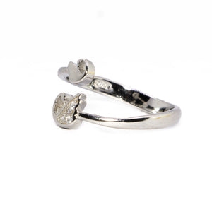 Swan Pair Silver 925 Ring